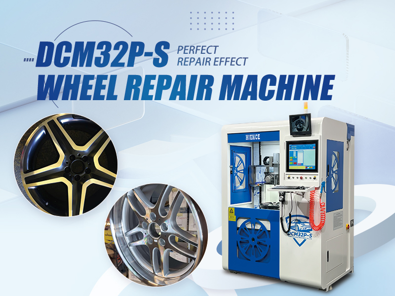 Damaged wheels should be repaired promptly using a wheel repair machine