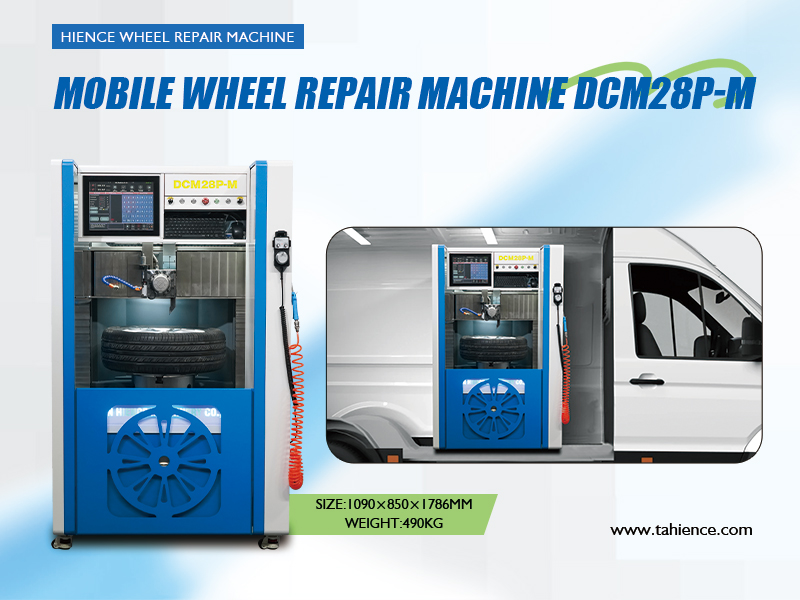 Mobile wheel repair machine will be the savior of wheel accidents