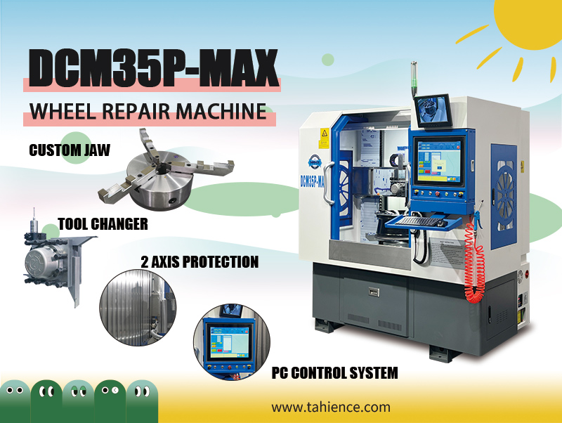 Why choose DCM wheel repair machine